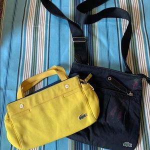 2 Lacoste hand bags